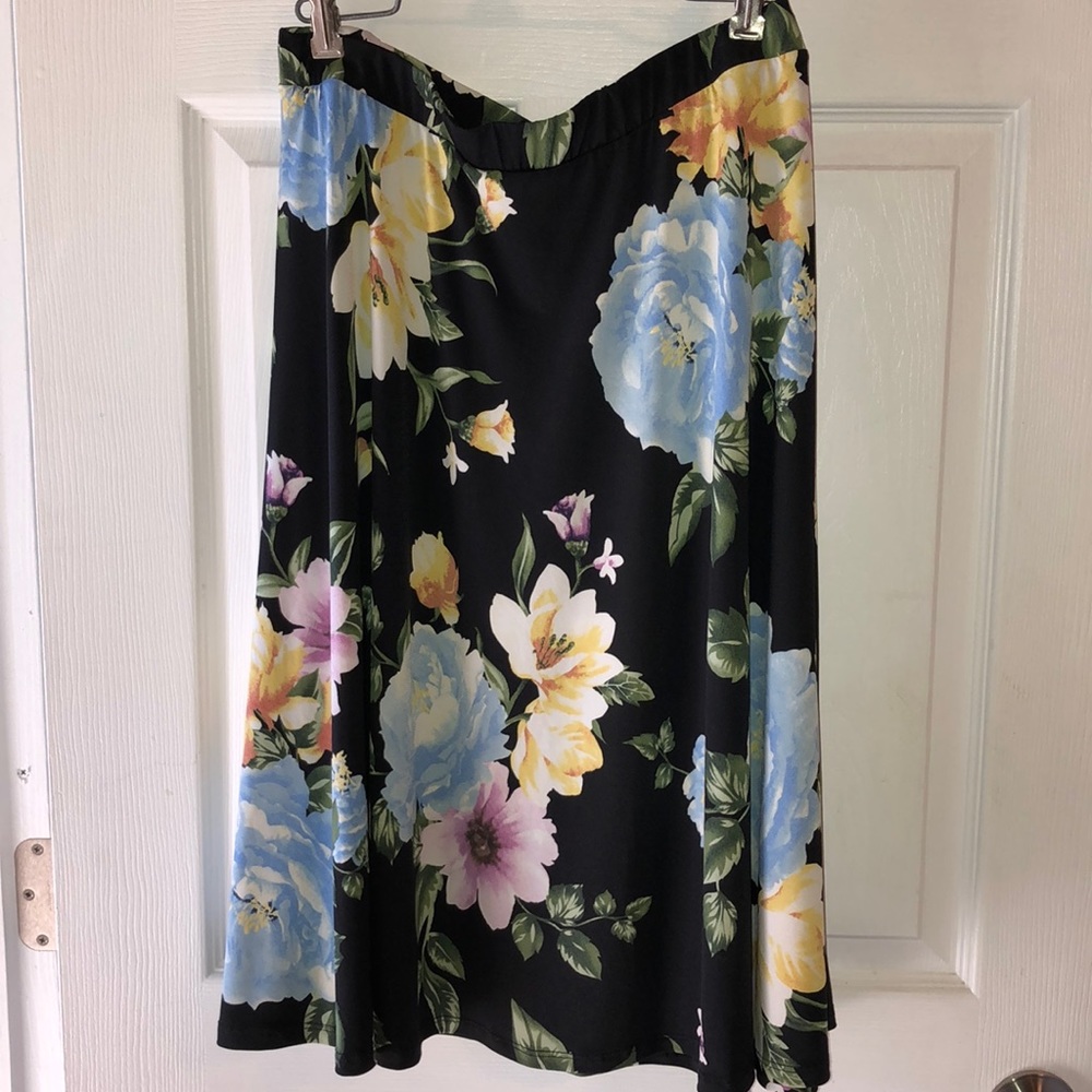 Floral A Line skirt